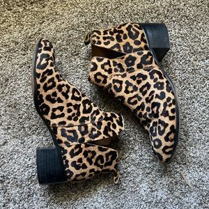 Franco Sarto Cheetah booties
